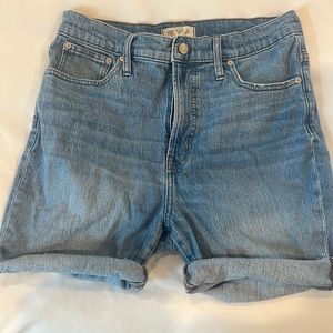 Madewell Jean Cutoffs